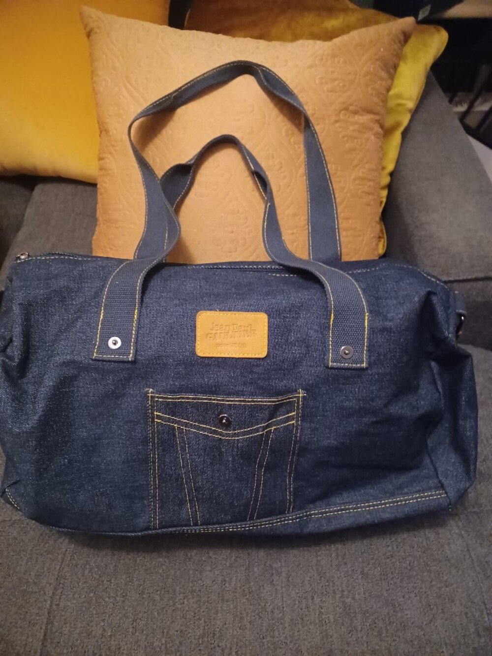 Jean Paul Gaultier Pour Vous Denim Weekend Duffel Bag